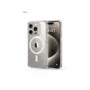 Quality IPHONE 16 Promax, Clear Solid Magsafe Transparent Back Case​